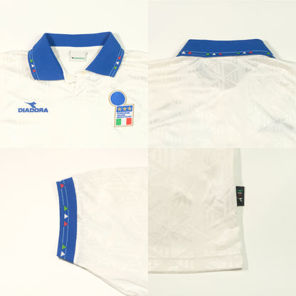 Italy 1992/1993 Diadora Original Away Football Shirt Large