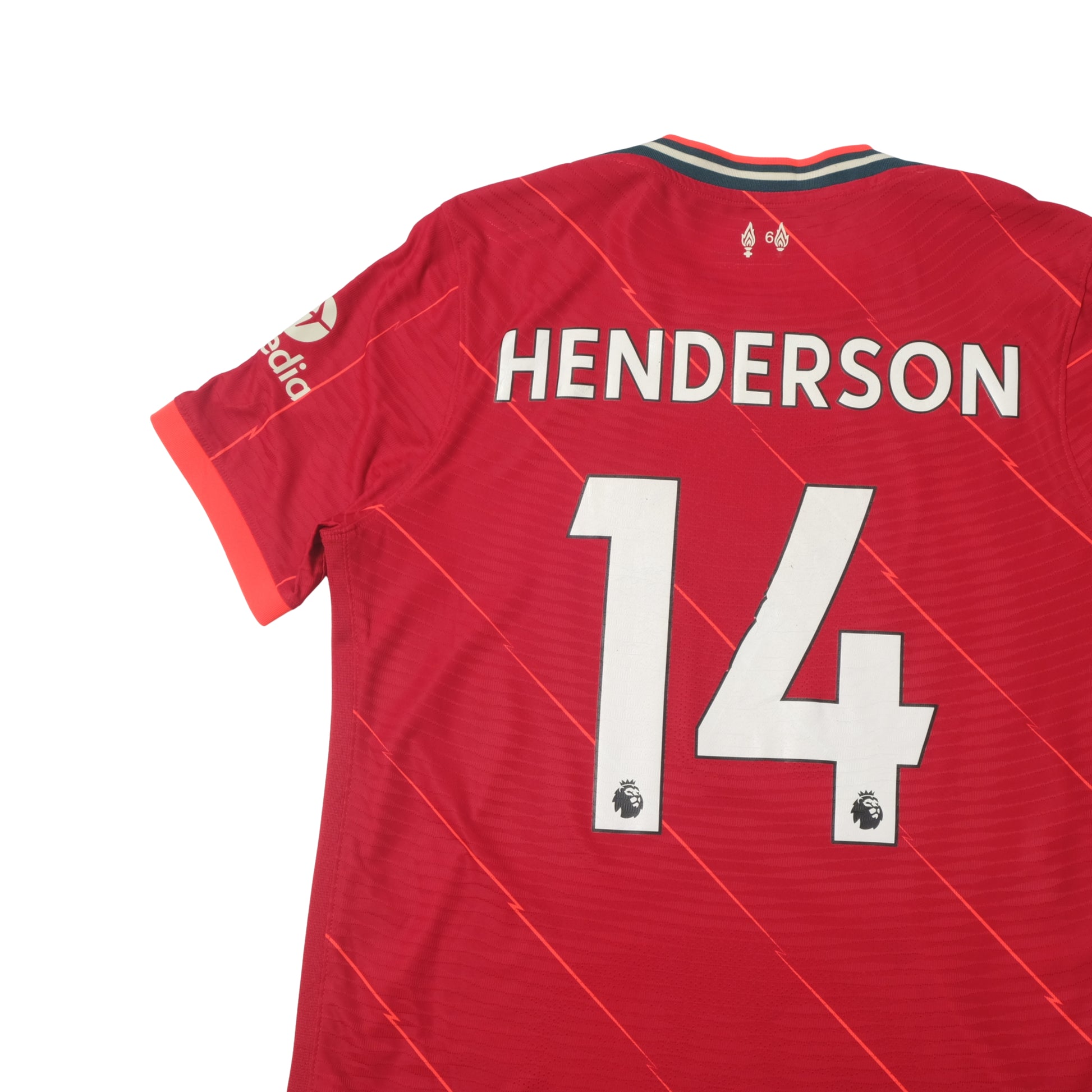 2021/22 Liverpool Home Shirt Nike Henderson (L)
