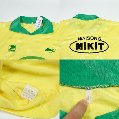 FC Nantes France 1988/1989 Patrick Home Football Shirt Medium