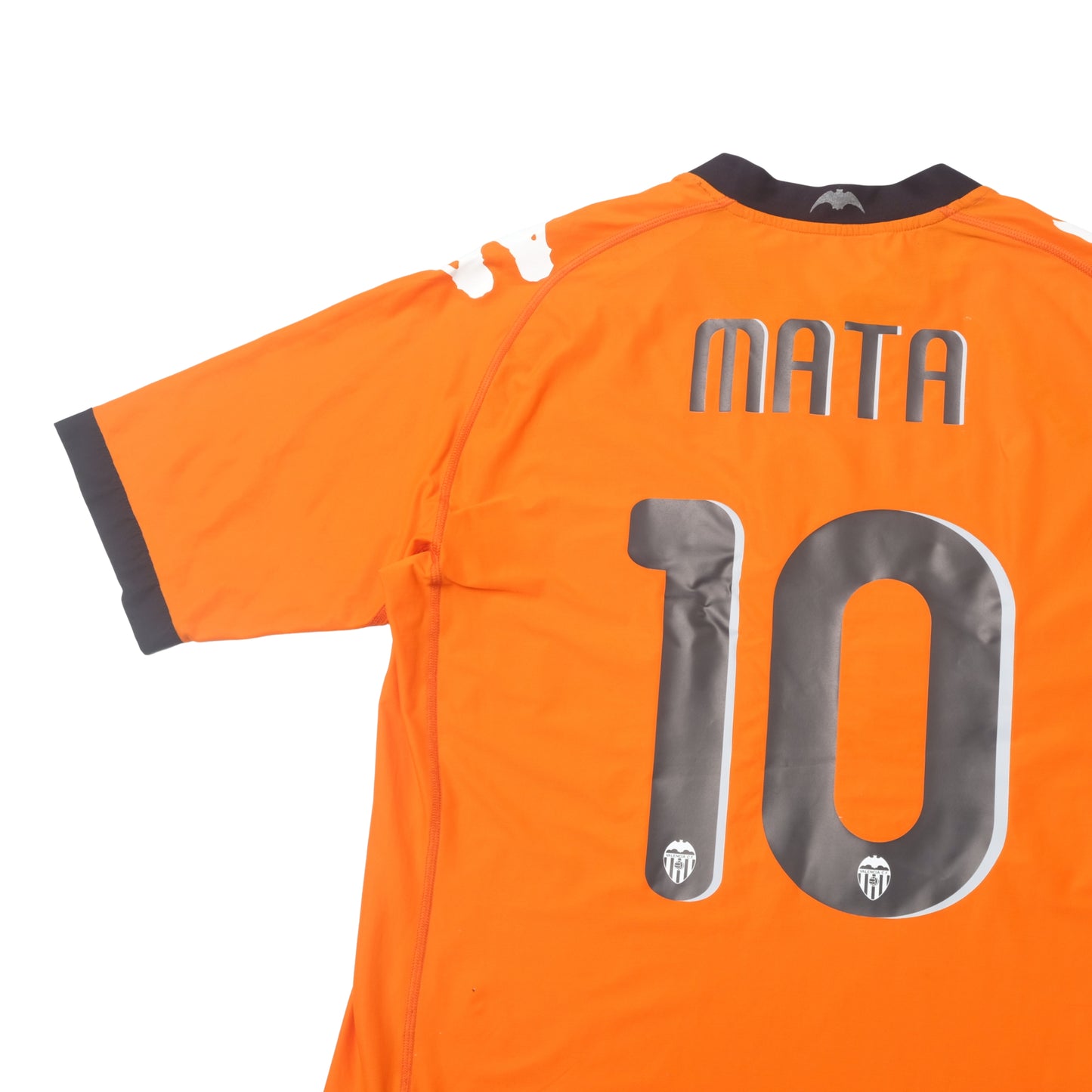 2010/11 Valencia Away Shirt Kappa Mata (L)
