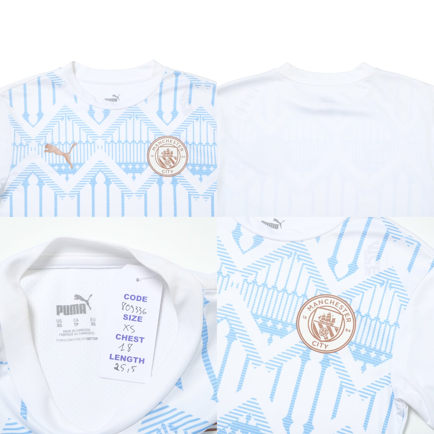 2020/21 Manchester City Pre-Match Shirt Puma (M)