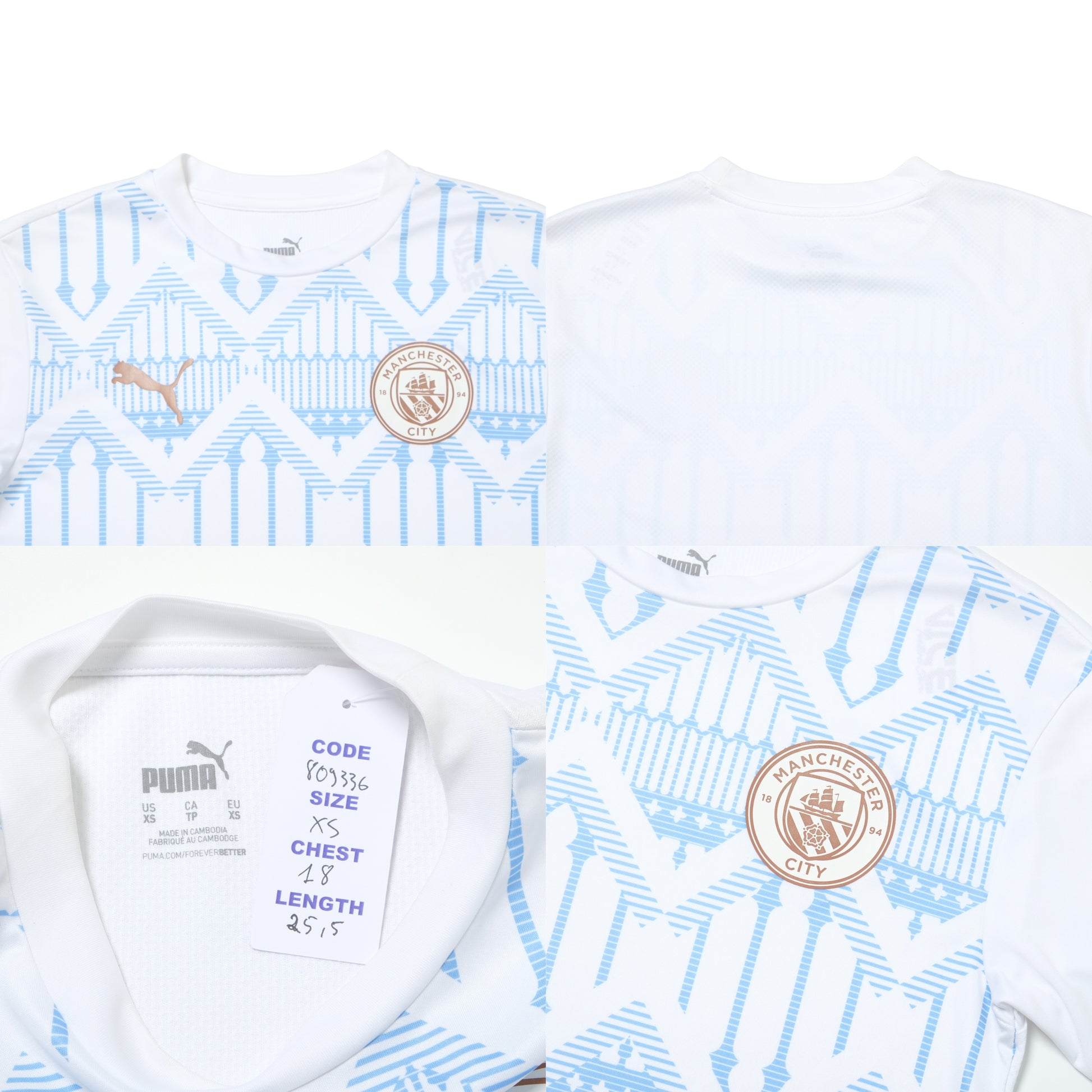 2020/21 Manchester City Pre-Match Shirt Puma (M)