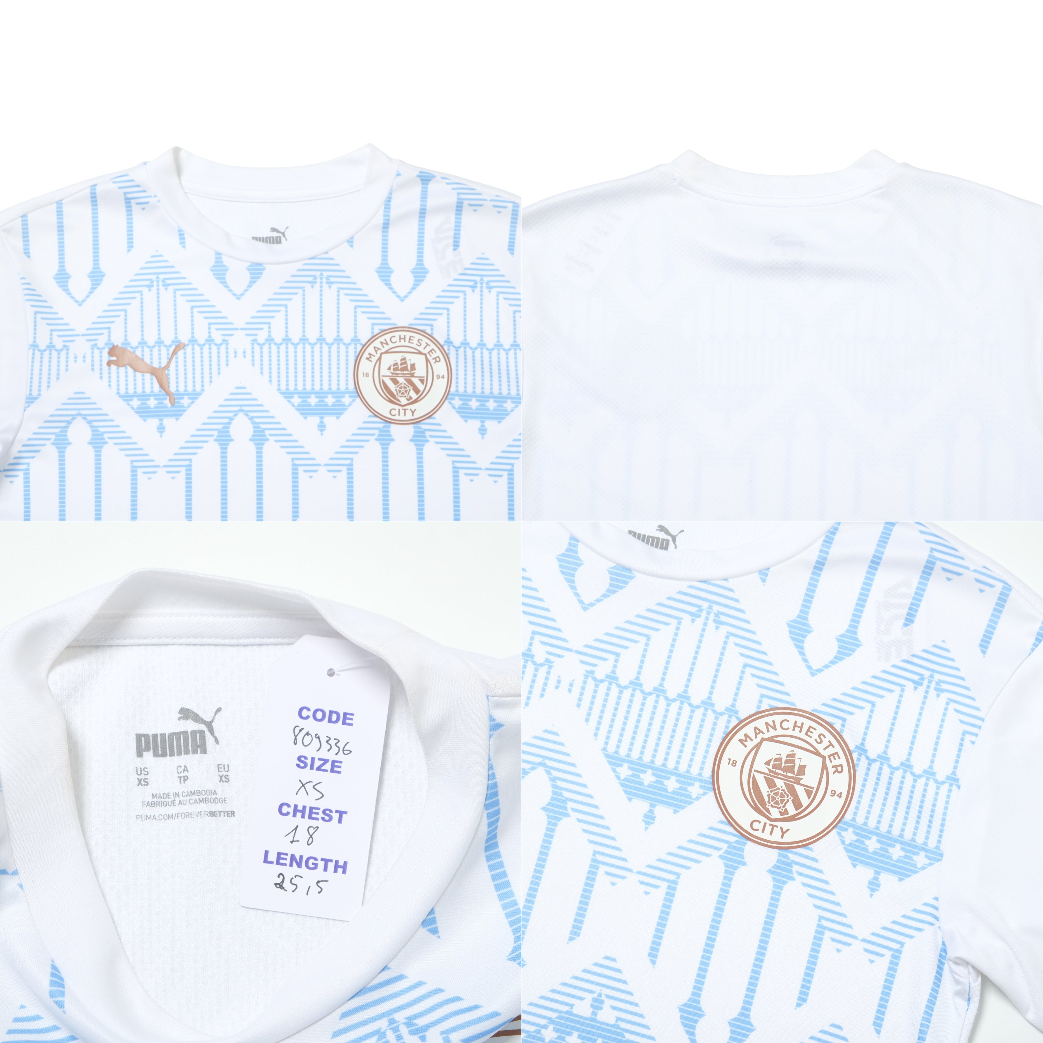 2020/21 Manchester City Pre-Match Shirt Puma (M)