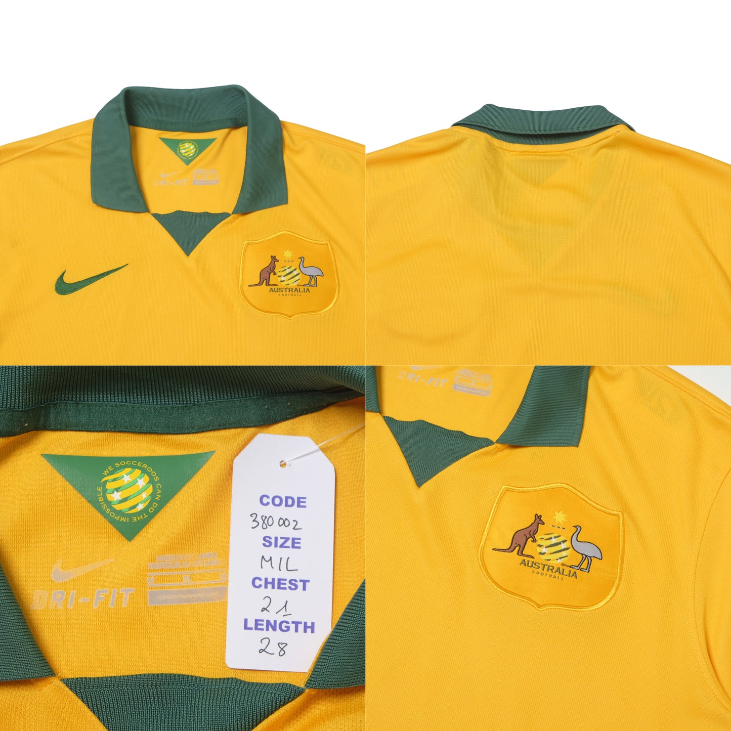 2014/15 Australia Home Shirt Nike (M/L)