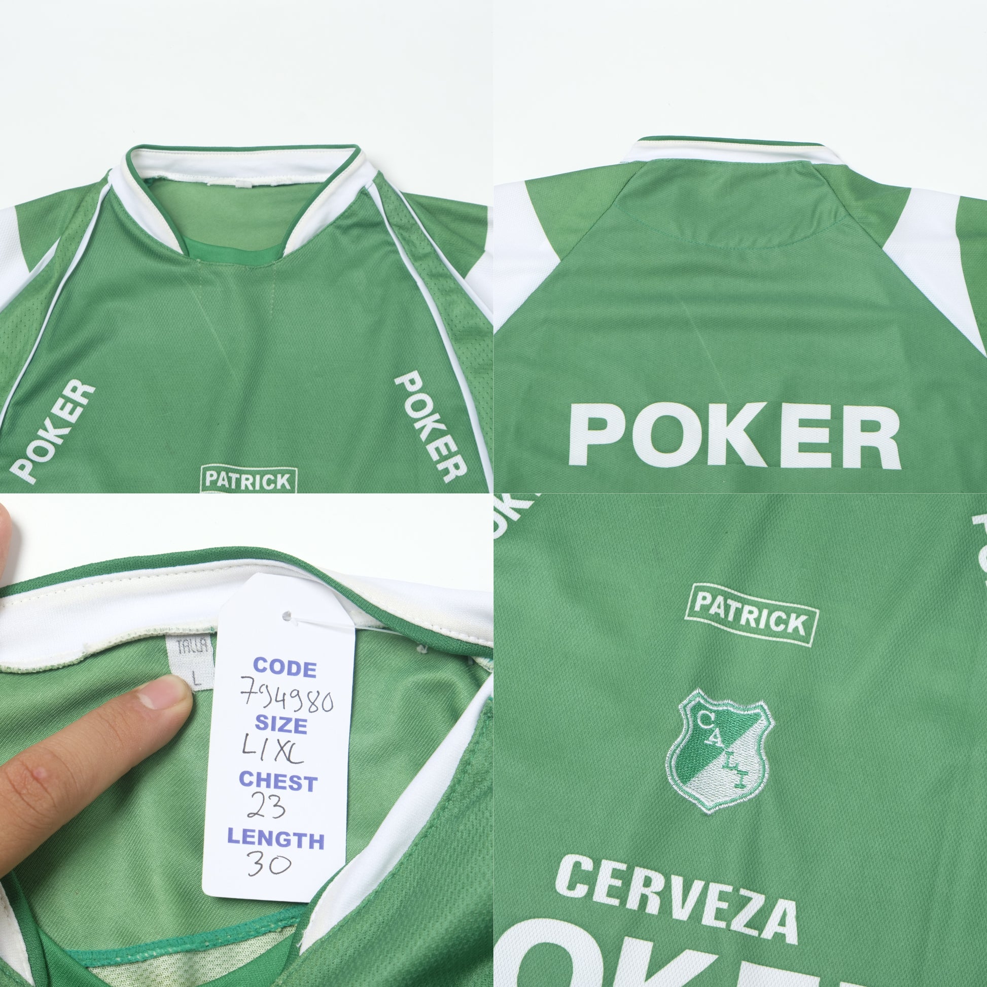 2005 Deportivo Cali Home Shirt Patrick (L/XL)