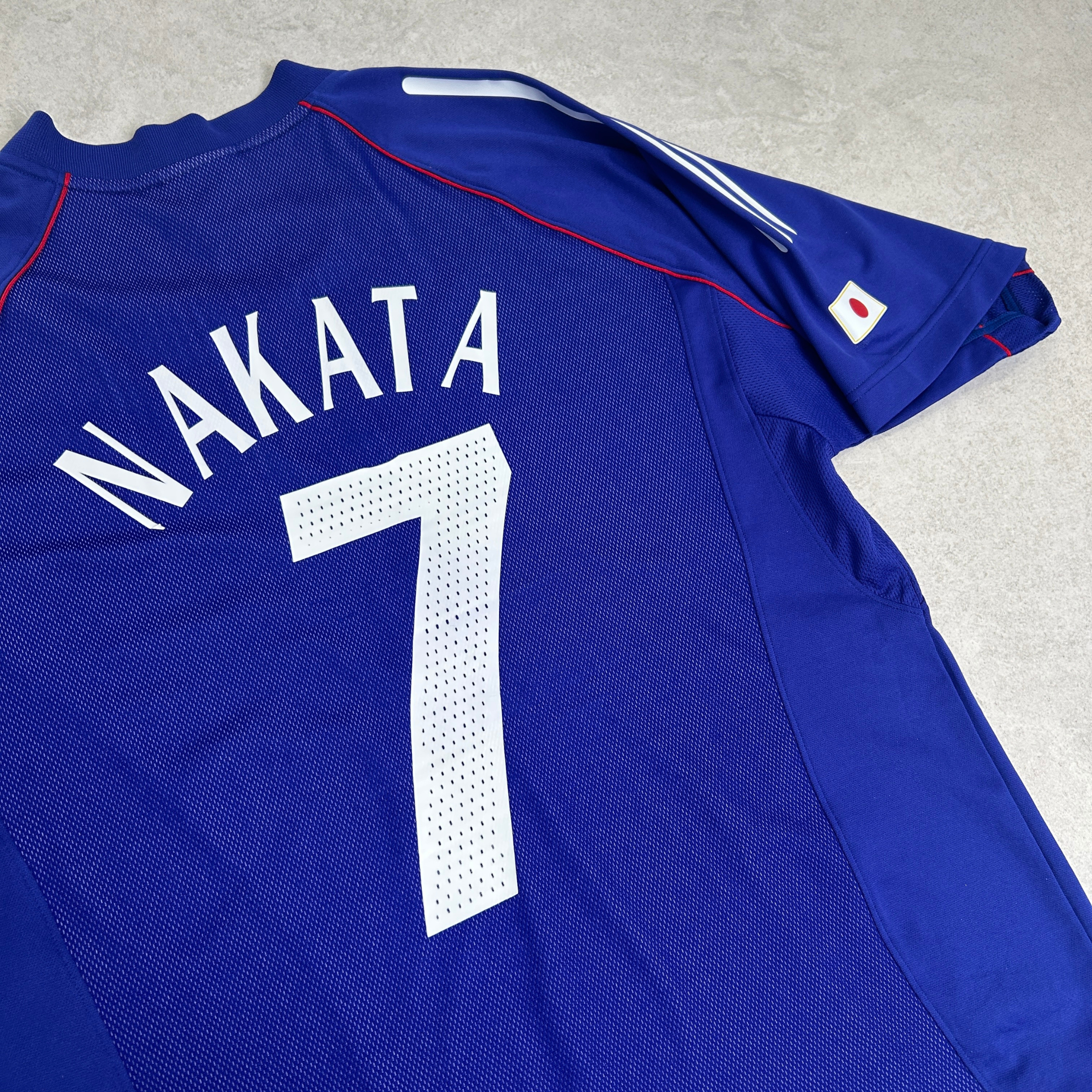 2002/04 Japan Home Shirt Adidas Nakata (L) 