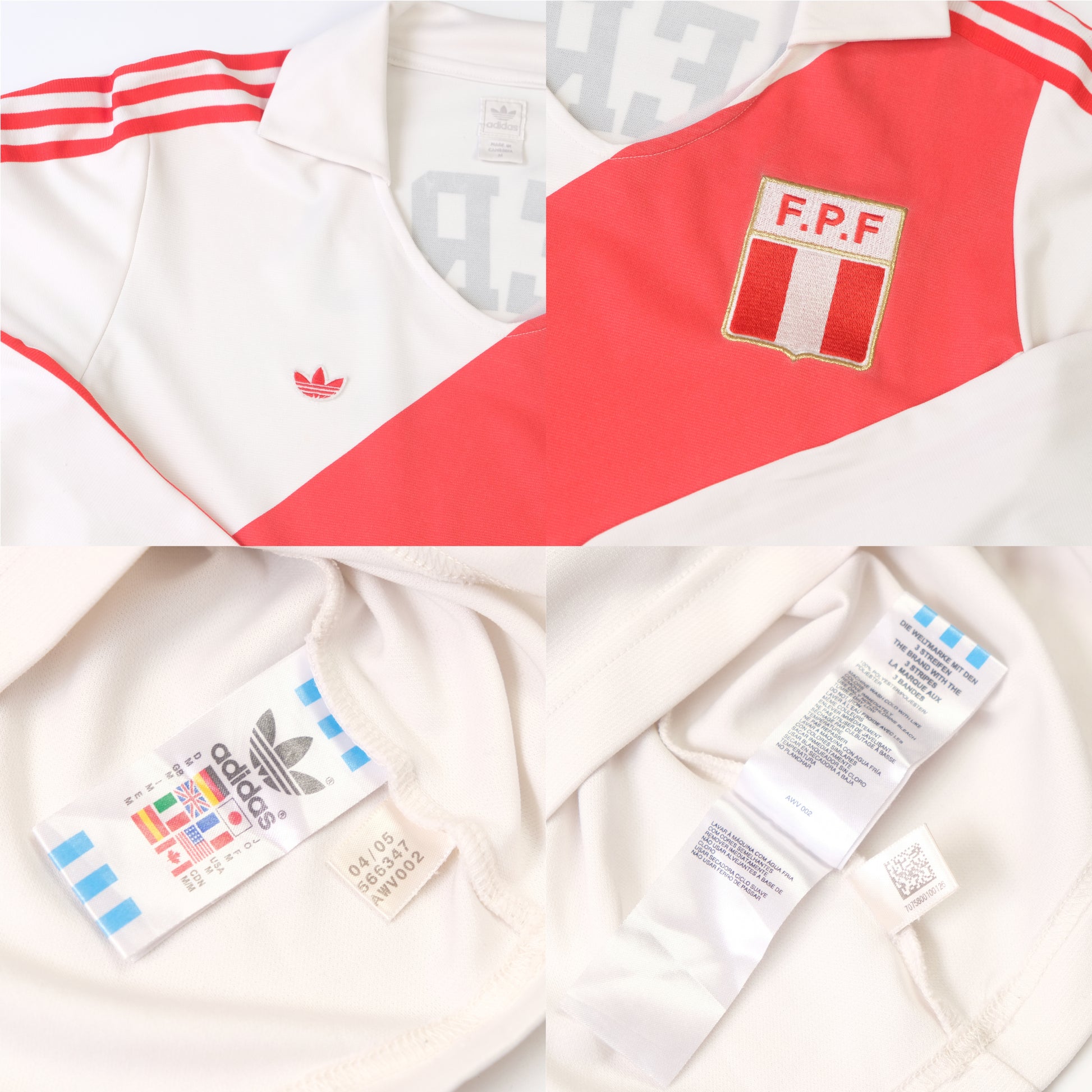 1978 Peru Home Shirt Adidas Re-Issue (M)