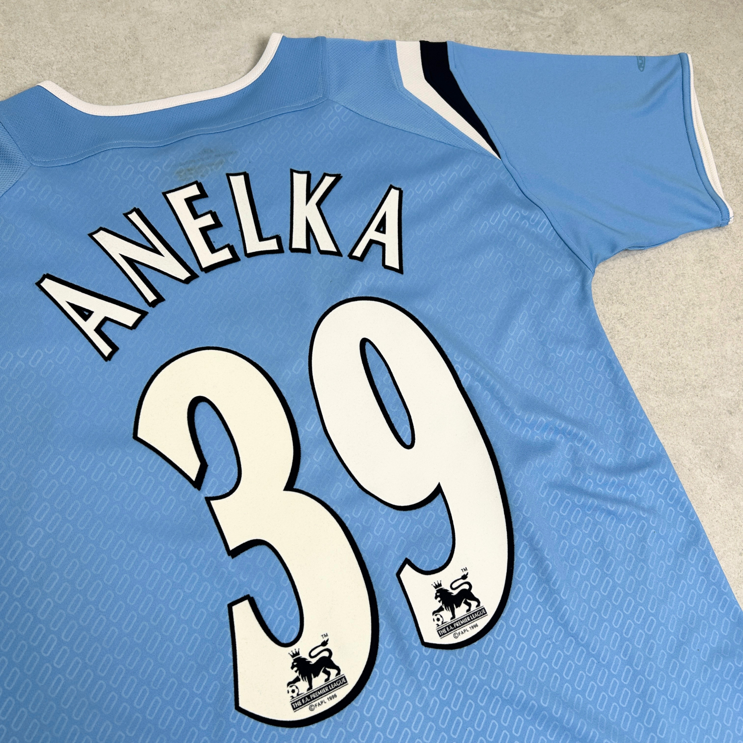 2004/06 Manchester City Home Shirt Reebok Anelka (M)
