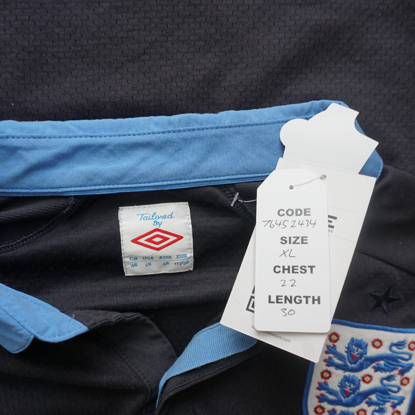 2011/12 England Away Shirt Umbro (XL)