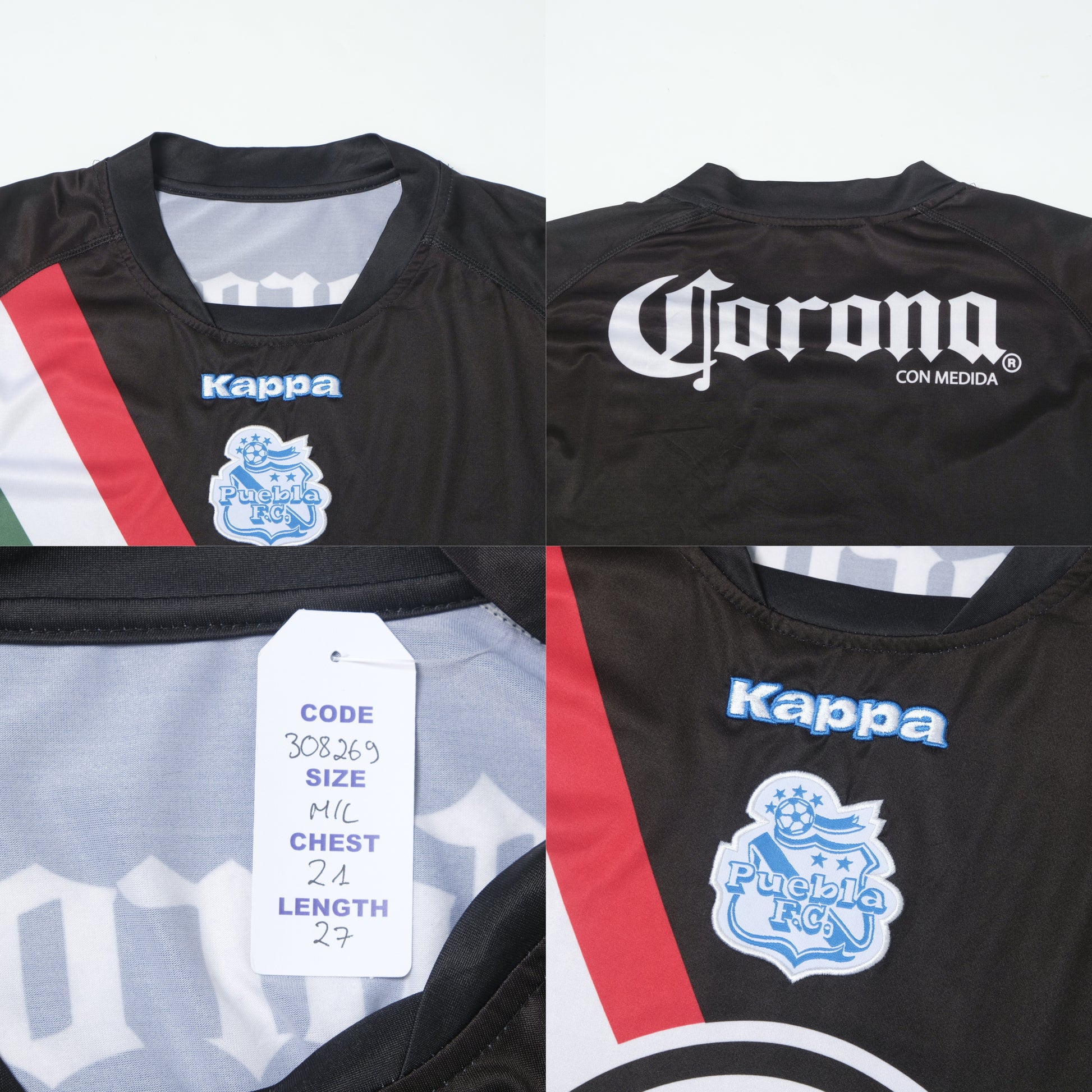 2010/11 Club Puebla (Mexico) Away Shirt Kappa (M/L)