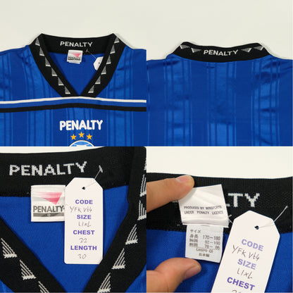 Gremio Brazil Original Penalty 1990s Training Vintage Football Shirt Large/XL