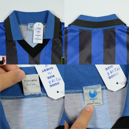Inter Milan Italy Uhlsport Original 1989/1990 Home Football Shirt Medium