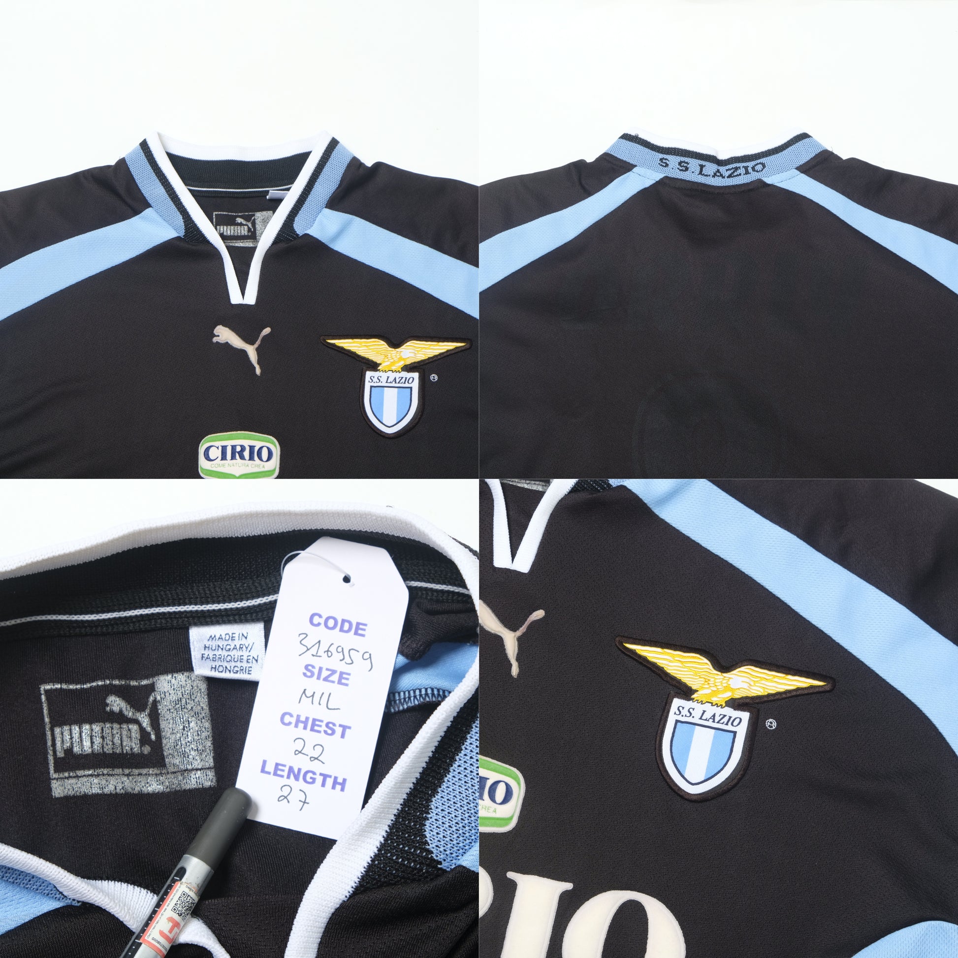 1999/00 Lazio Away Shirt Puma (M/L)