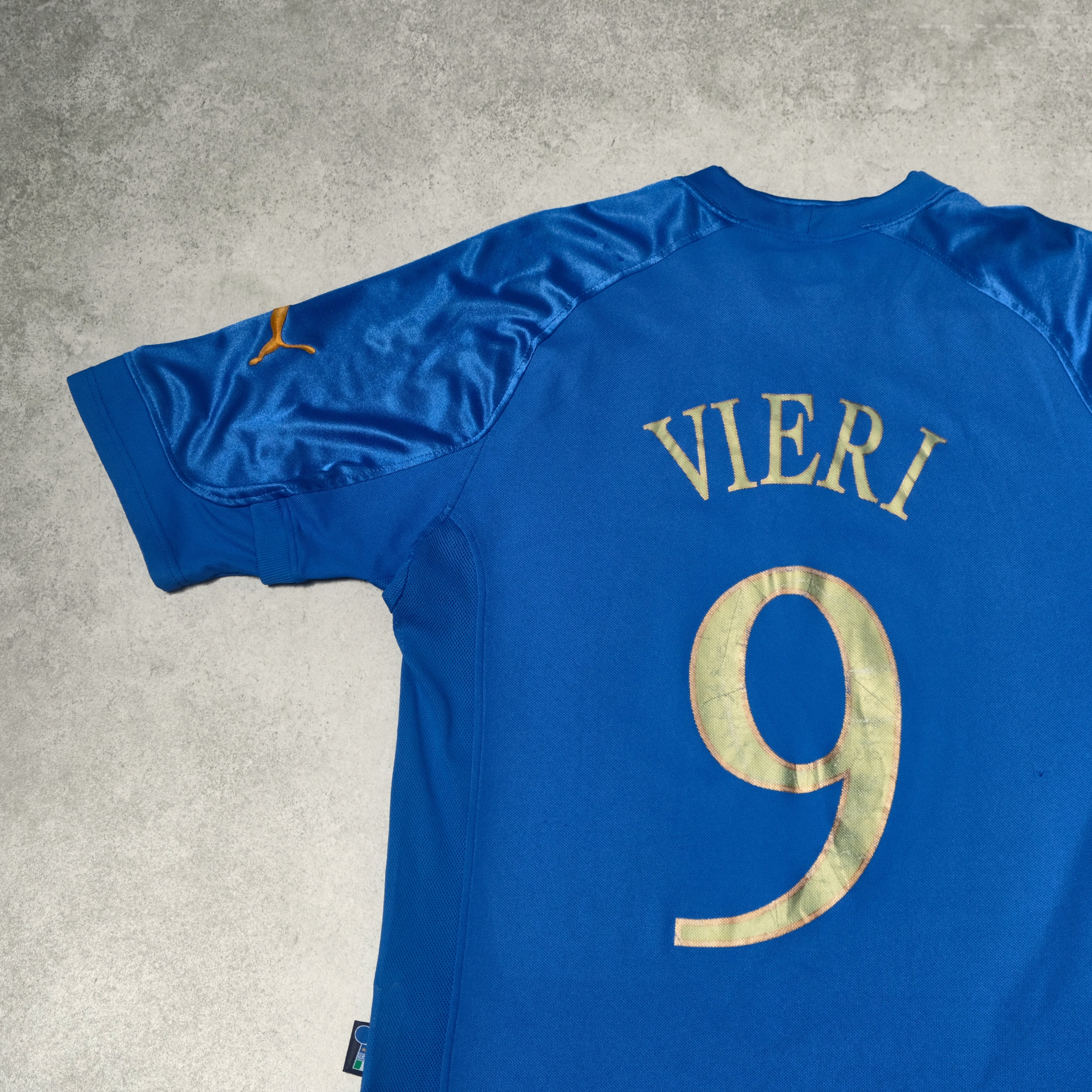 2004/06 Italy Home Shirt Puma Vieri (L/XL)