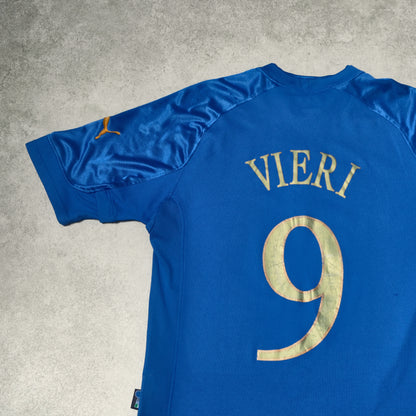 2004/06 Italy Home Shirt Puma Vieri (L/XL)