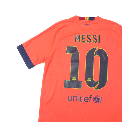 2014/15 Barcelona Away Shirt Nike Messi (M/L)