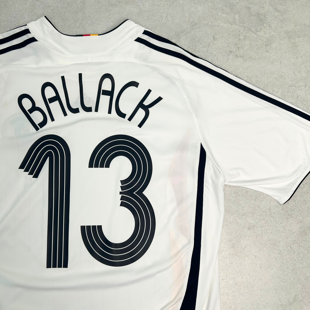 2006s Germany Home Shirt Adidas Ballack (L)