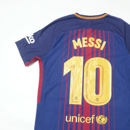 2017/18 Barcelona Home Shirt Nike Messi (M/L)