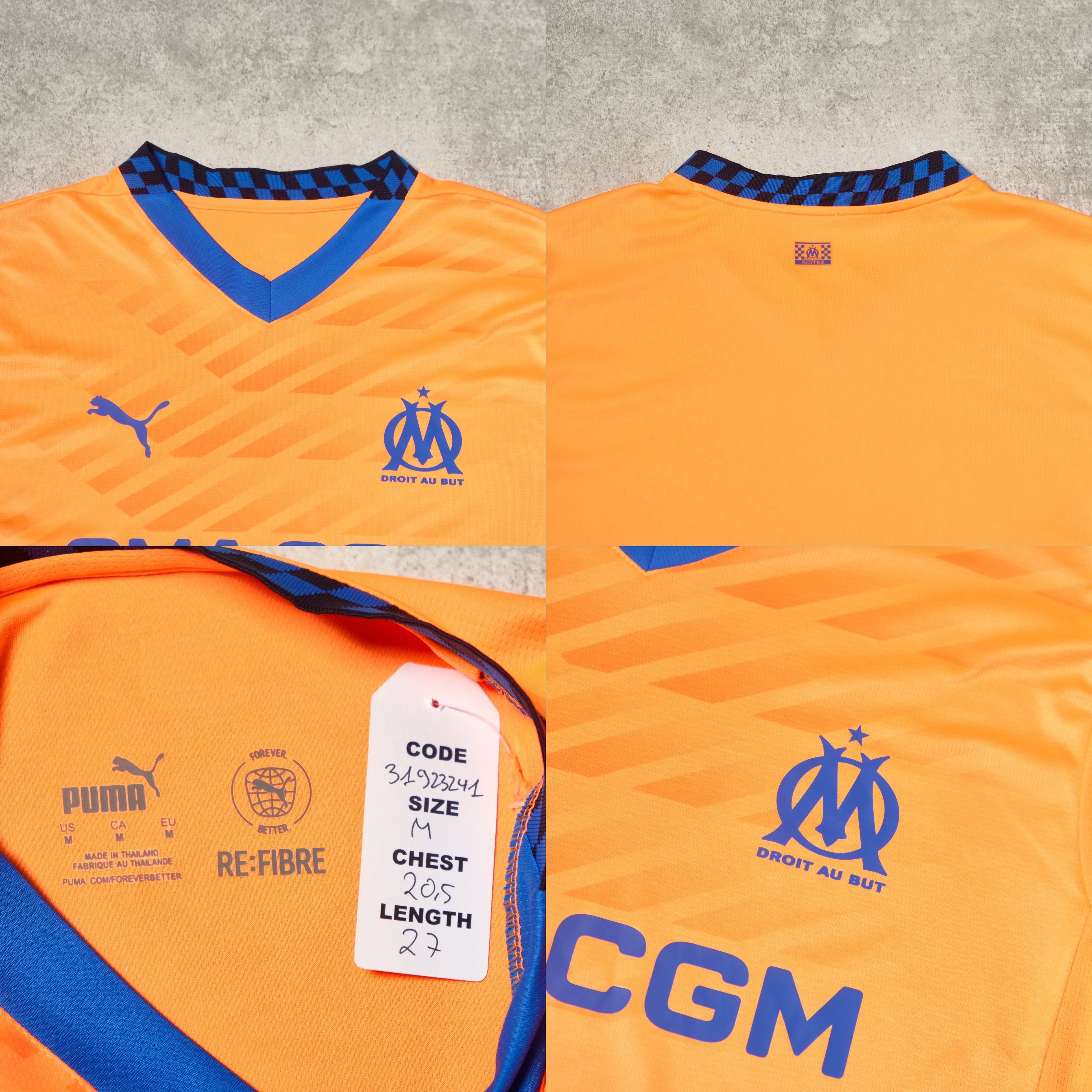 2024/25 Olympique Marseille Third Shirt Puma (M)