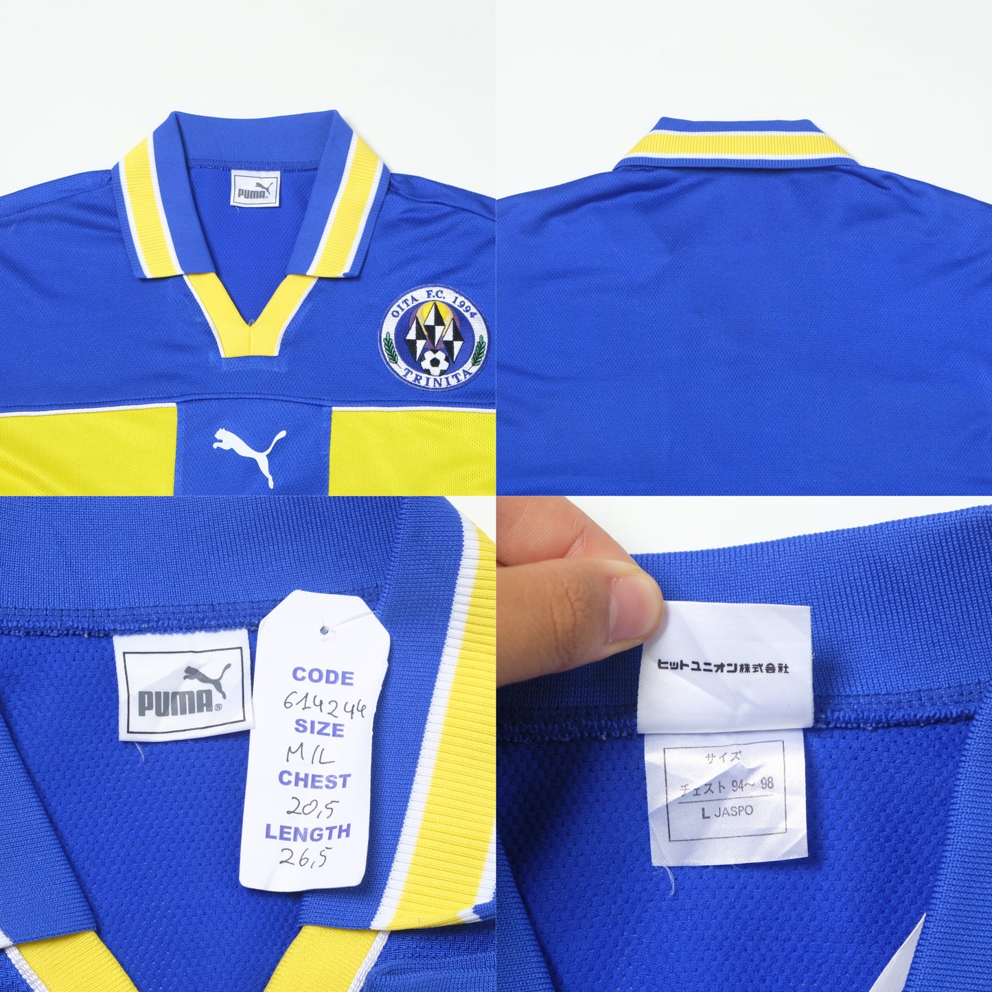 1999 Oita Trinita Home Shirt Puma J-League (M/L)