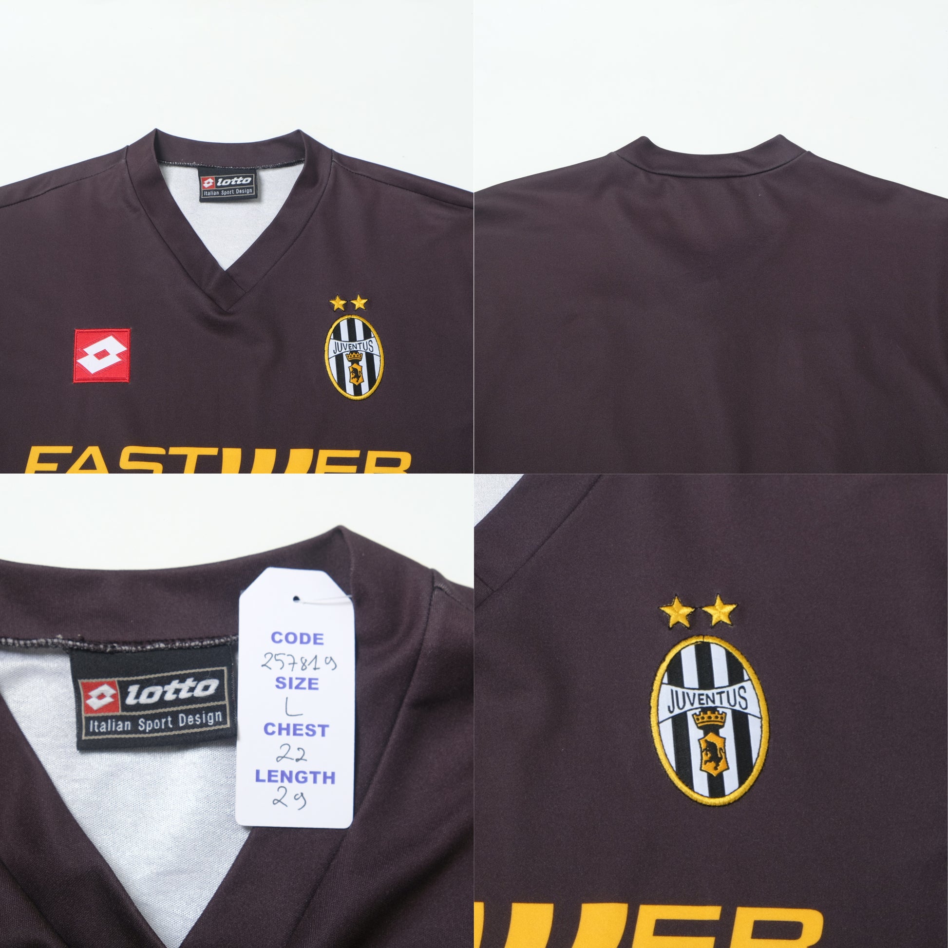 2001/02 Juventus Away Shirt Lotto (L)