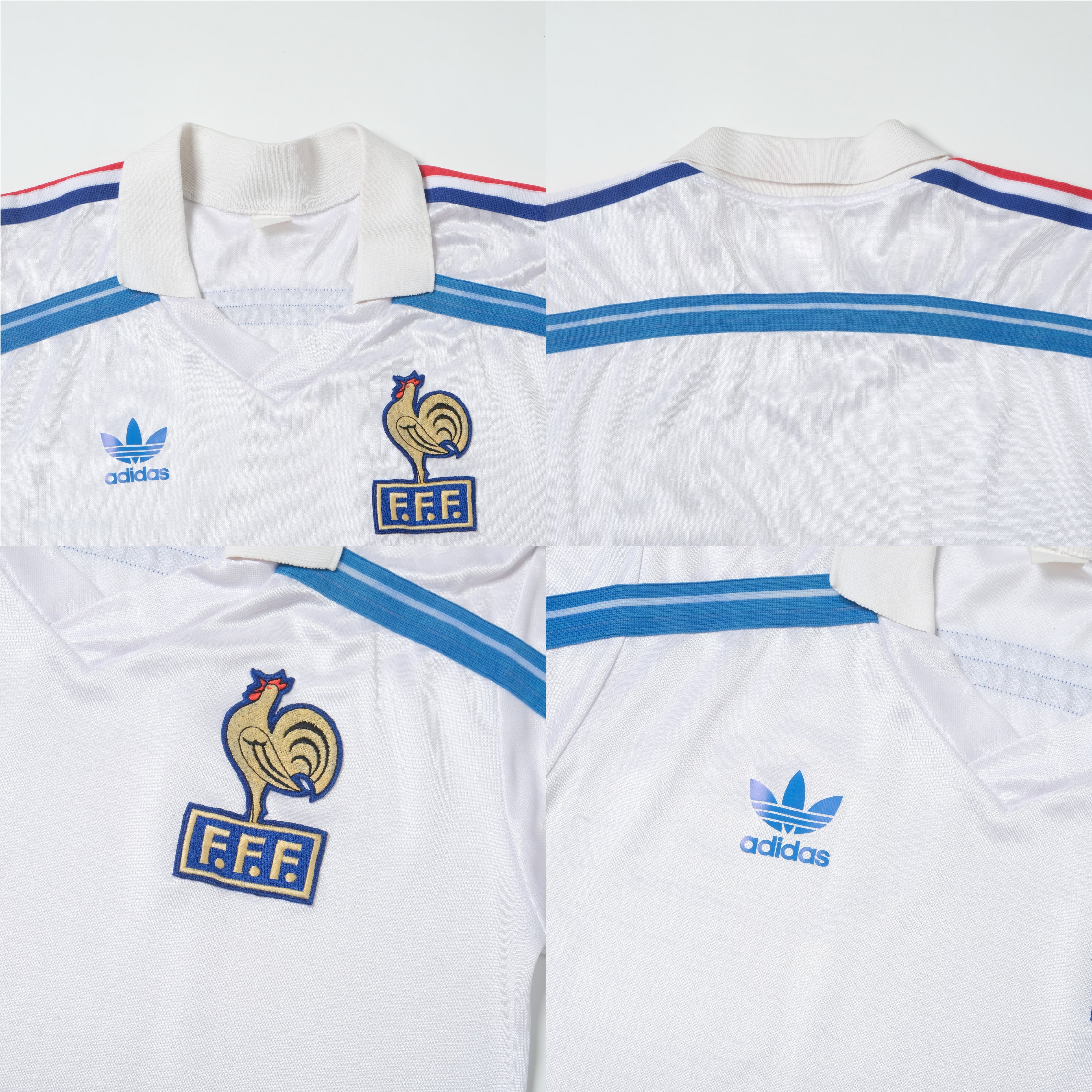 1986/89 France Away Shirt Adidas (XS)