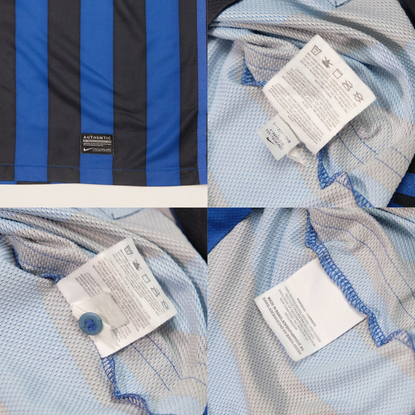 2011/12 Inter Milan Home Shirt Nike Zanetti (M)