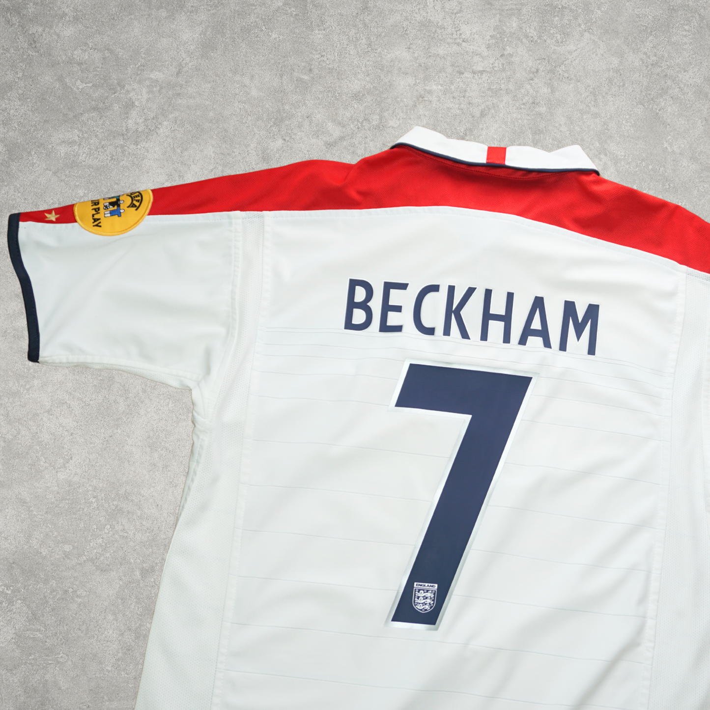2003/05 England Home Shirt Umbro Beckham (M/L)