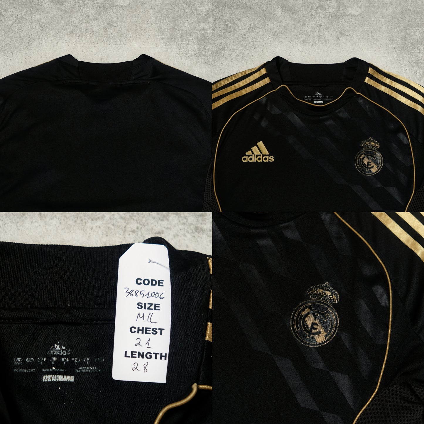 2011/12 Real Madrid Training Shirt Adidas (M/L)