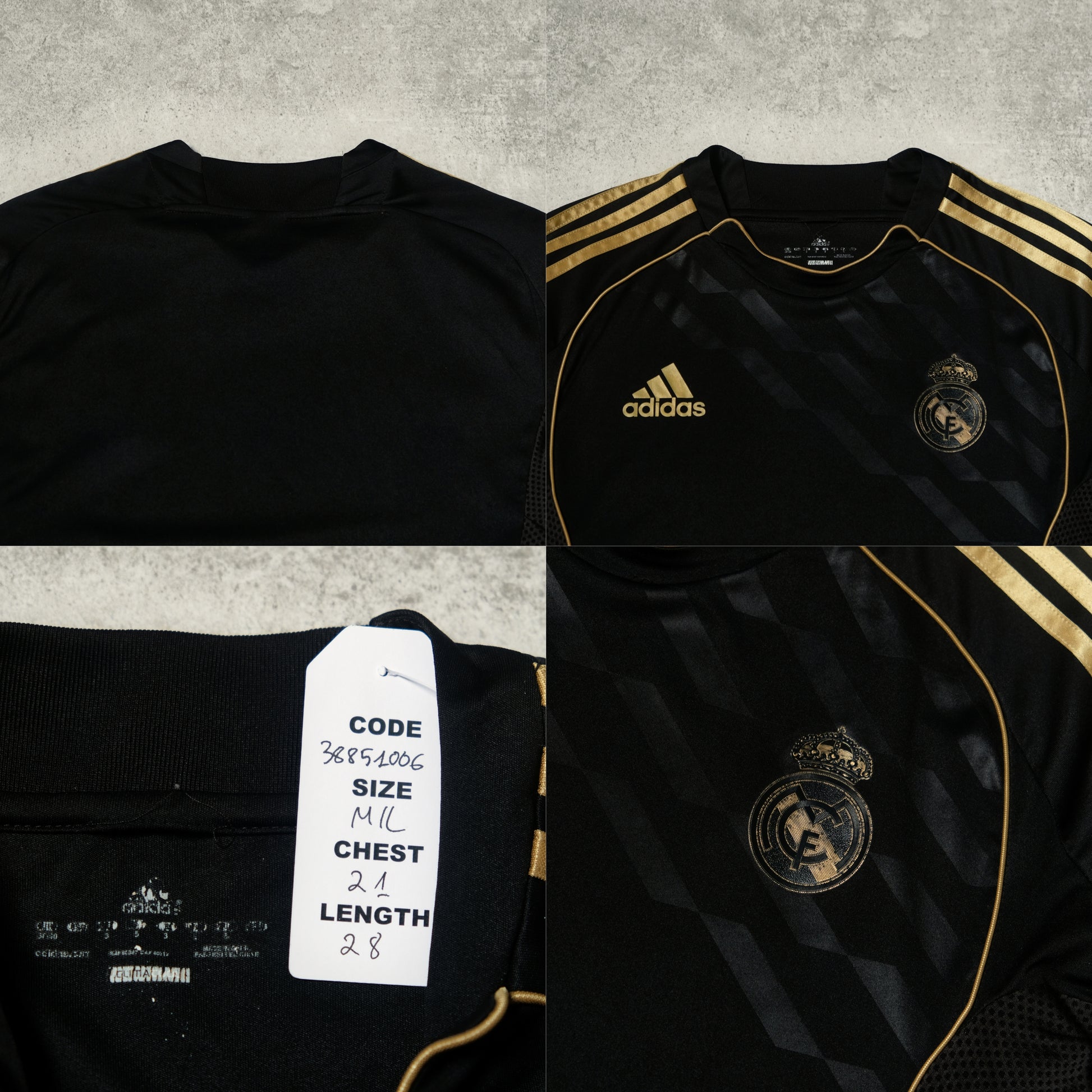 2011/12 Real Madrid Training Shirt Adidas (M/L)