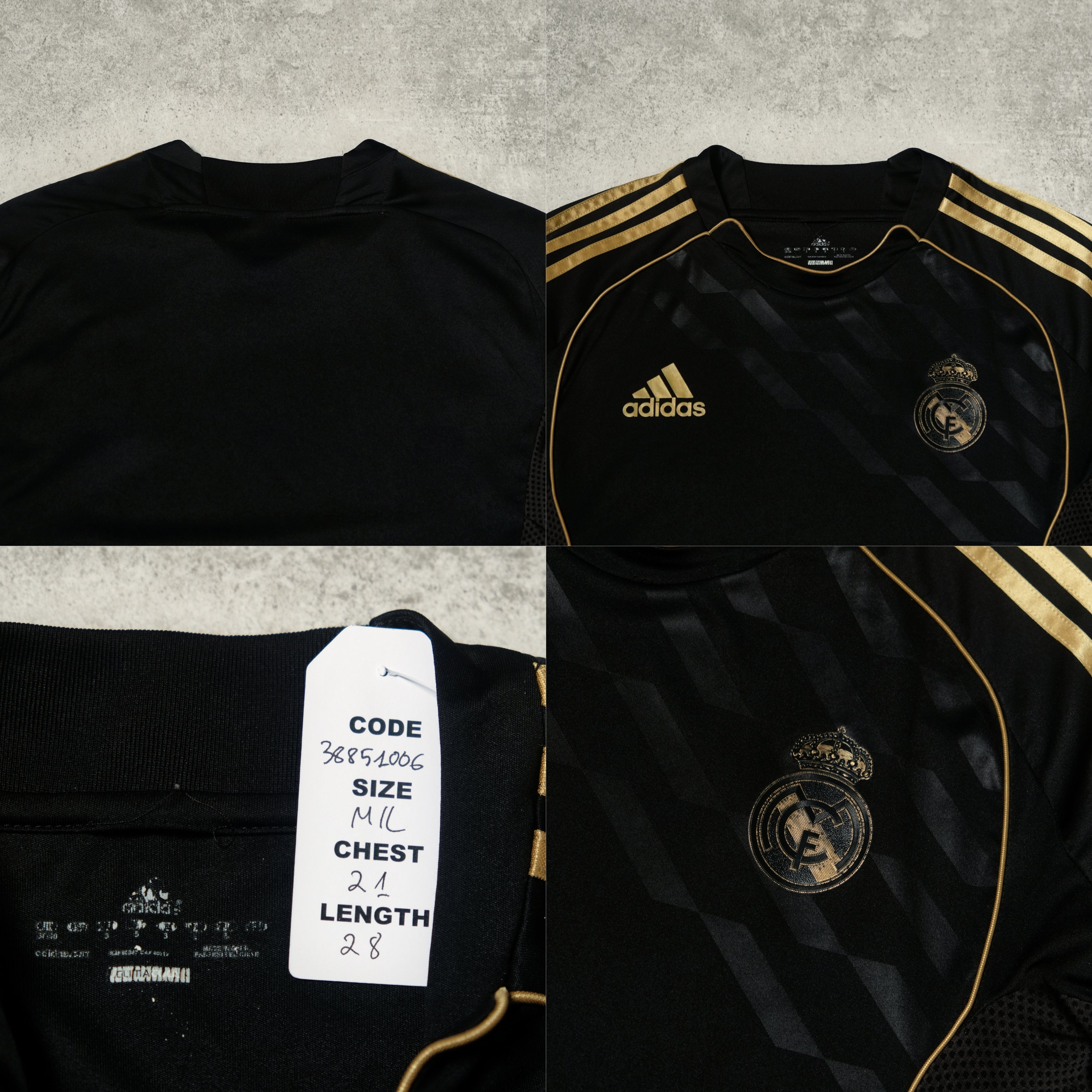 2011/12 Real Madrid Training Shirt Adidas (M/L)