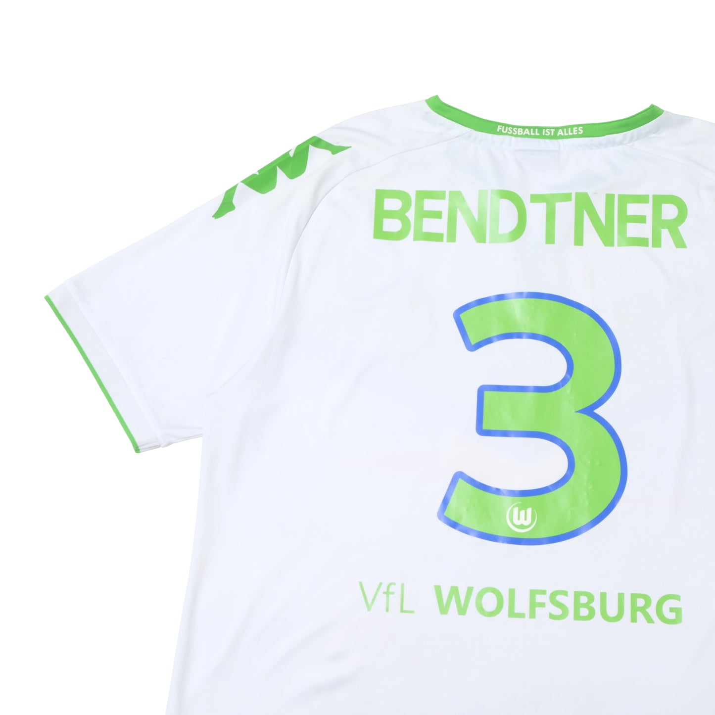 2015/16 Wolfsburg Home Shirt Kappa Bendtner (L/XL)