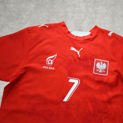 2006/07 Poland Away Shirt Puma Smolarek (M/L)