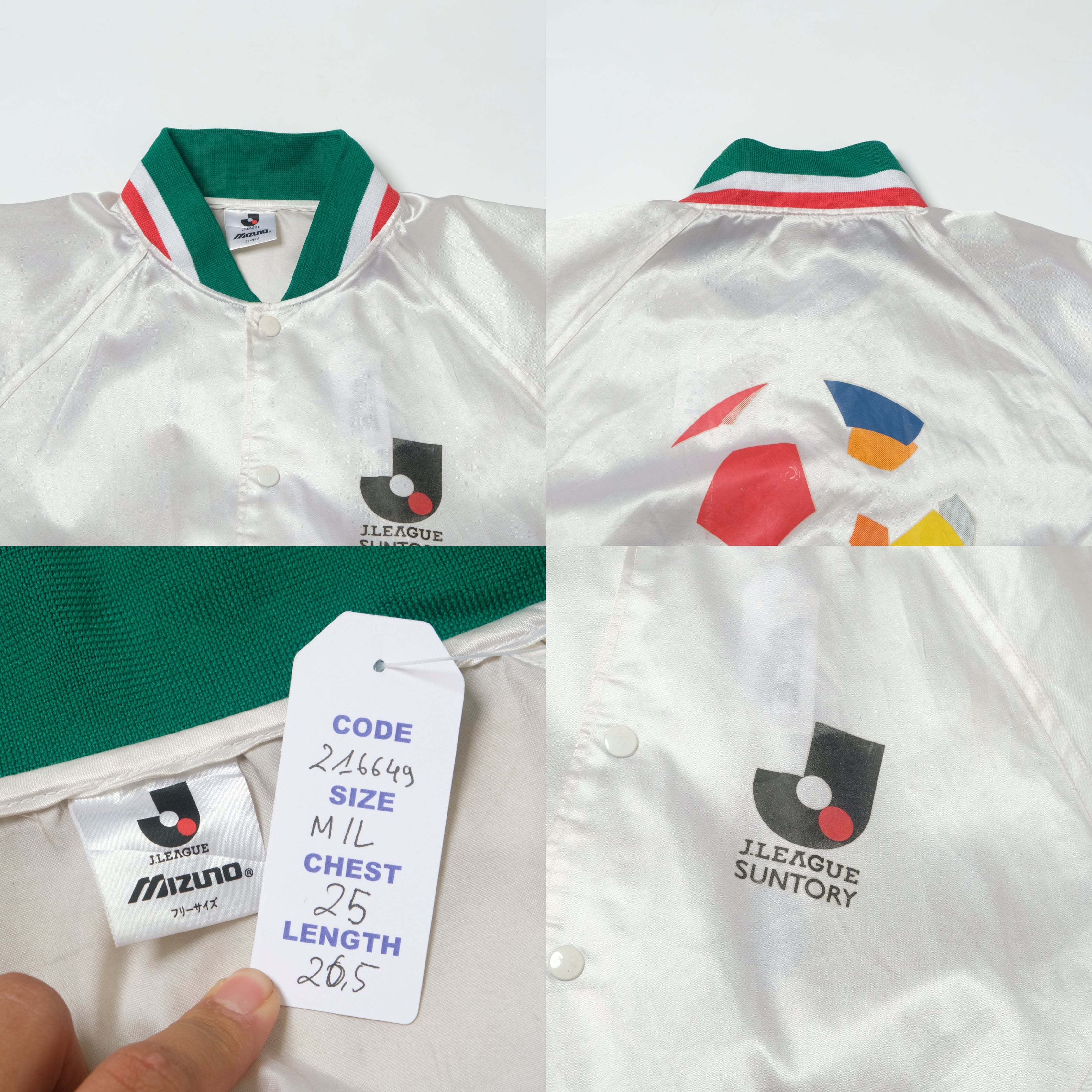 1990s J-League Jacket Mizuno (M/L)