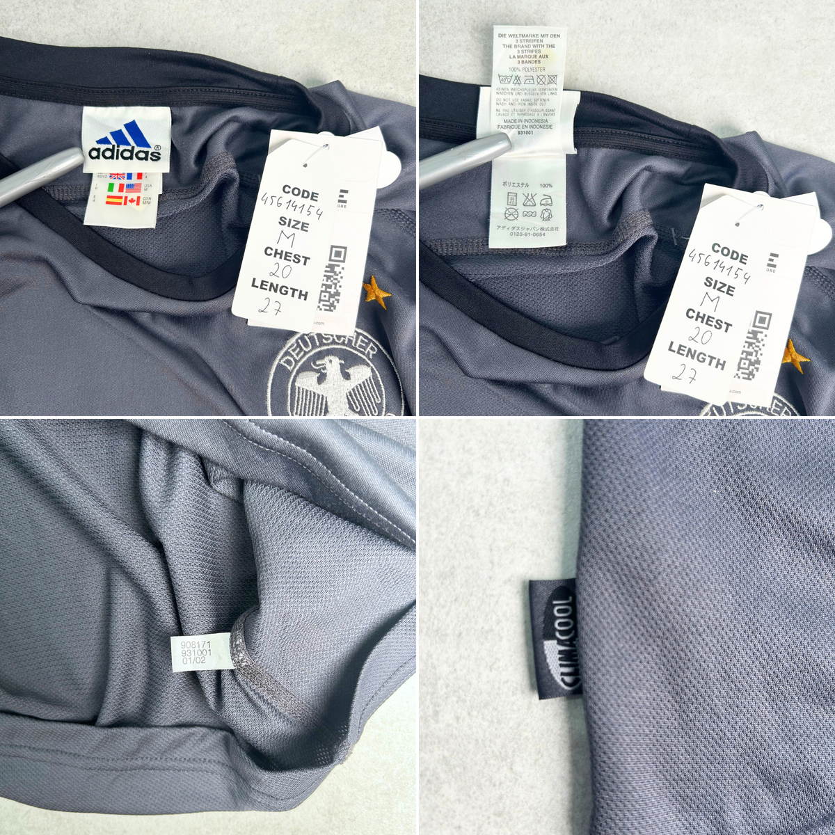 2002/03 Germany Training Shirt Adidas (M)