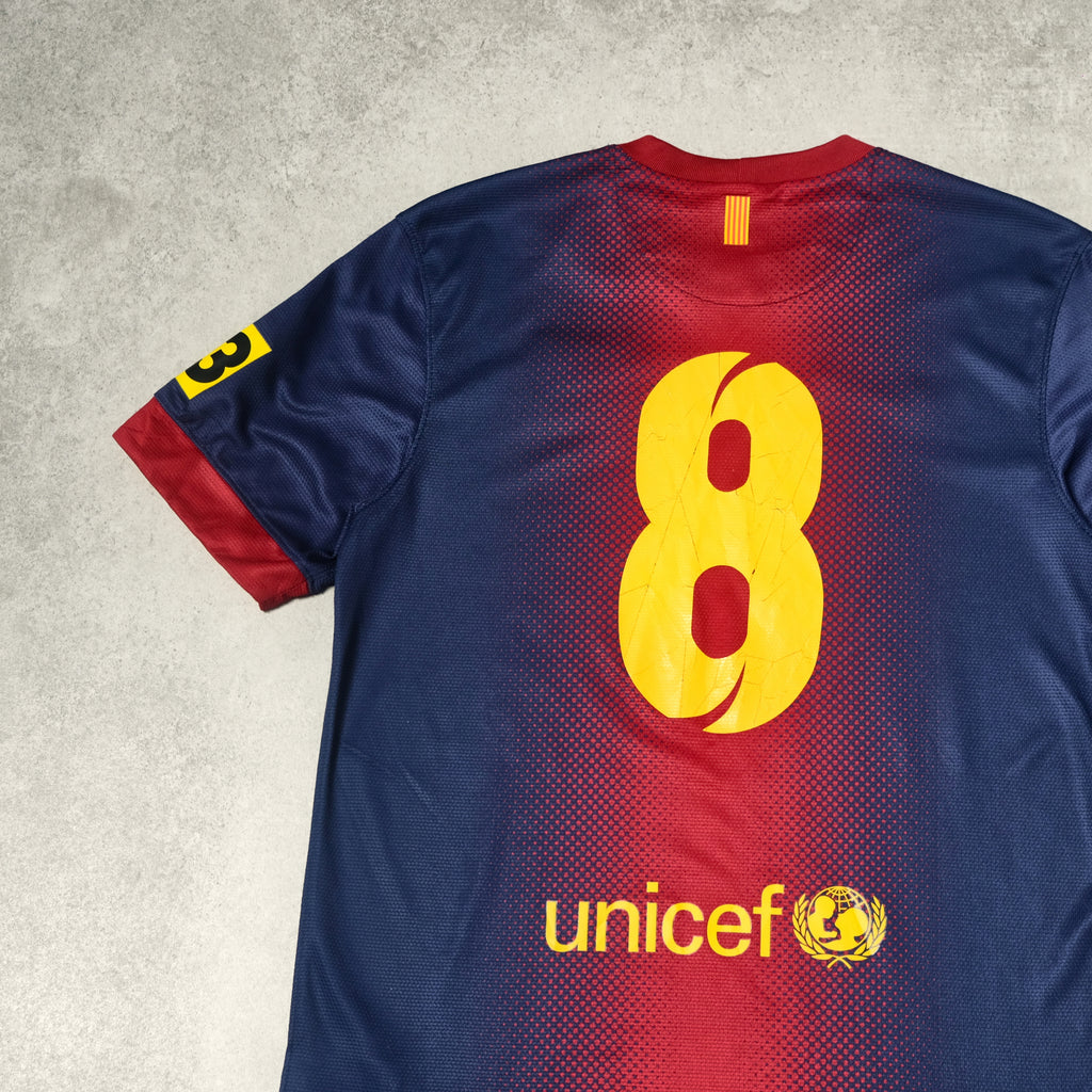 2012/13 Barcelona Home Shirt Nike Iniesta (M)