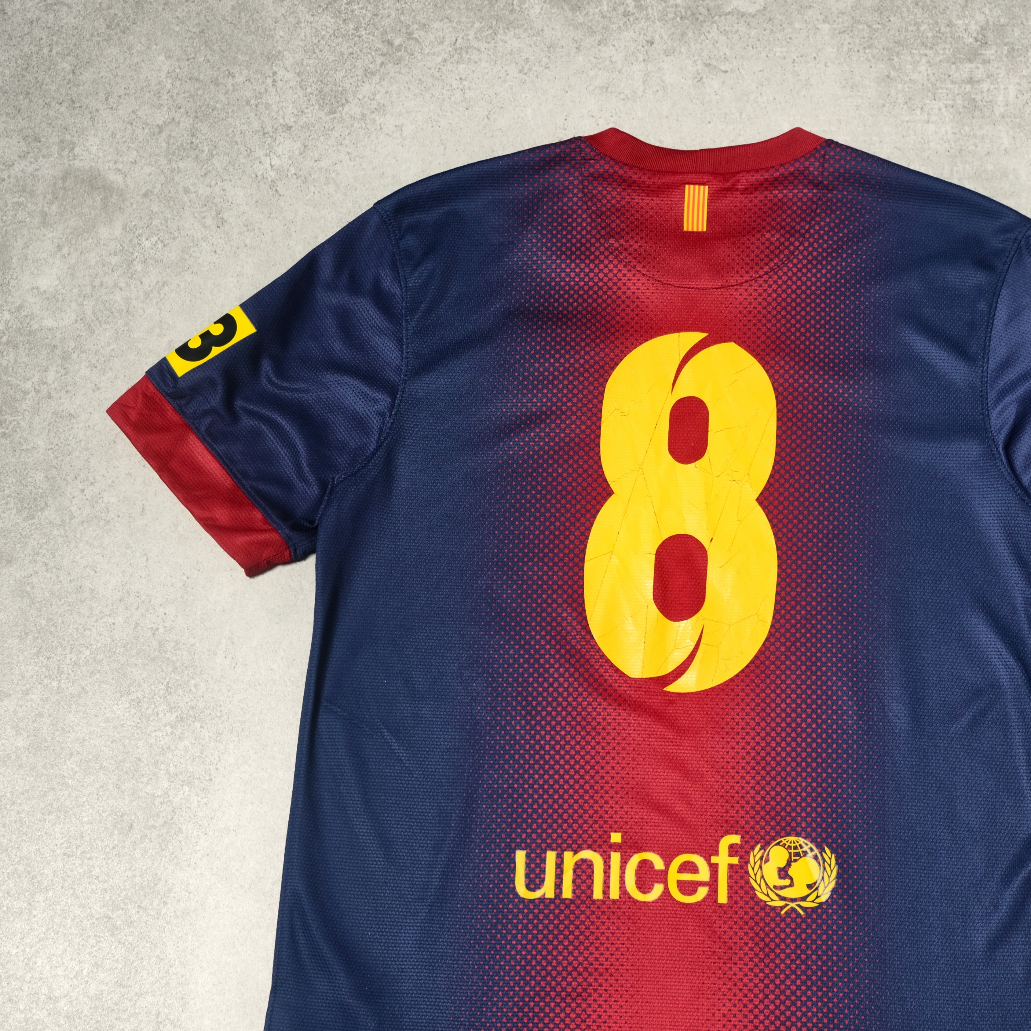 2012/13 Barcelona Home Shirt Nike Iniesta (M)