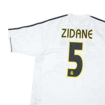 2003/04 Real Madrid Home Shirt Adidas Zidane (L/XL)