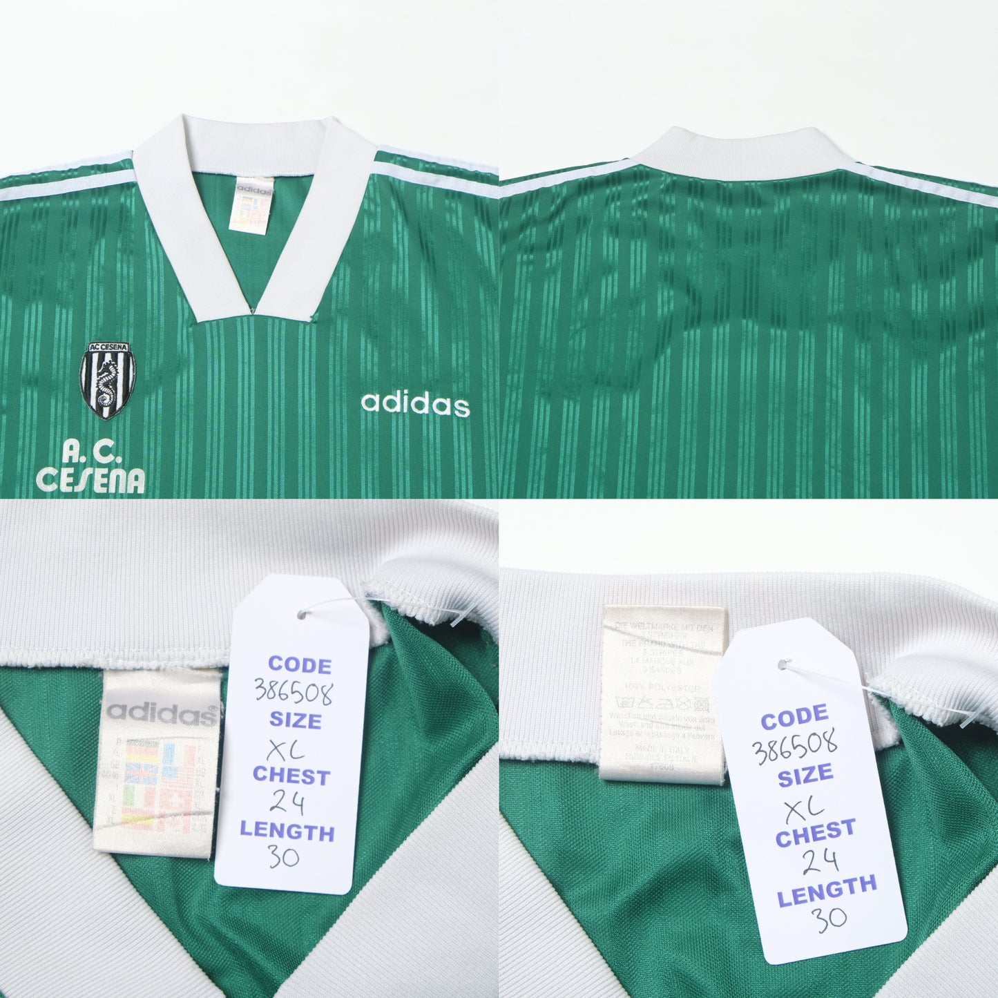 1990s AC Cesena Away Shirt Adidas (XL)