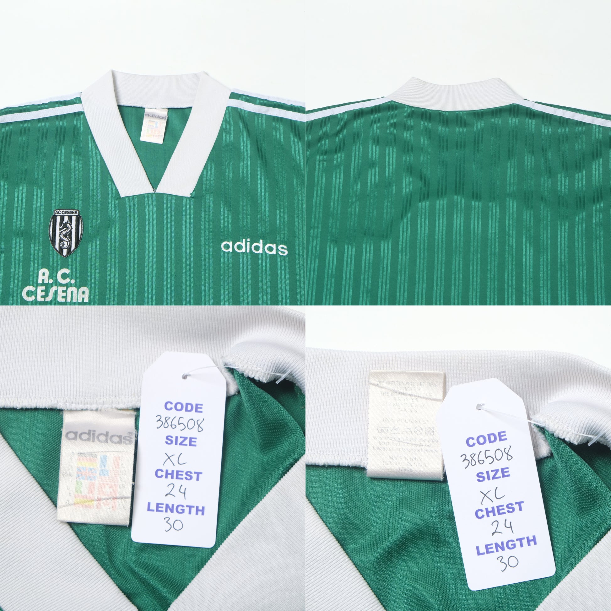 1990s AC Cesena Away Shirt Adidas (XL)