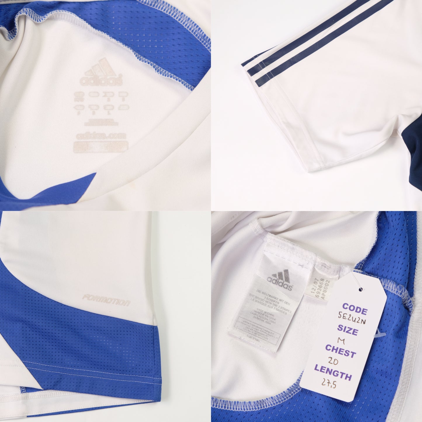 2007/08 Chelsea Training Shirt Adidas (M)