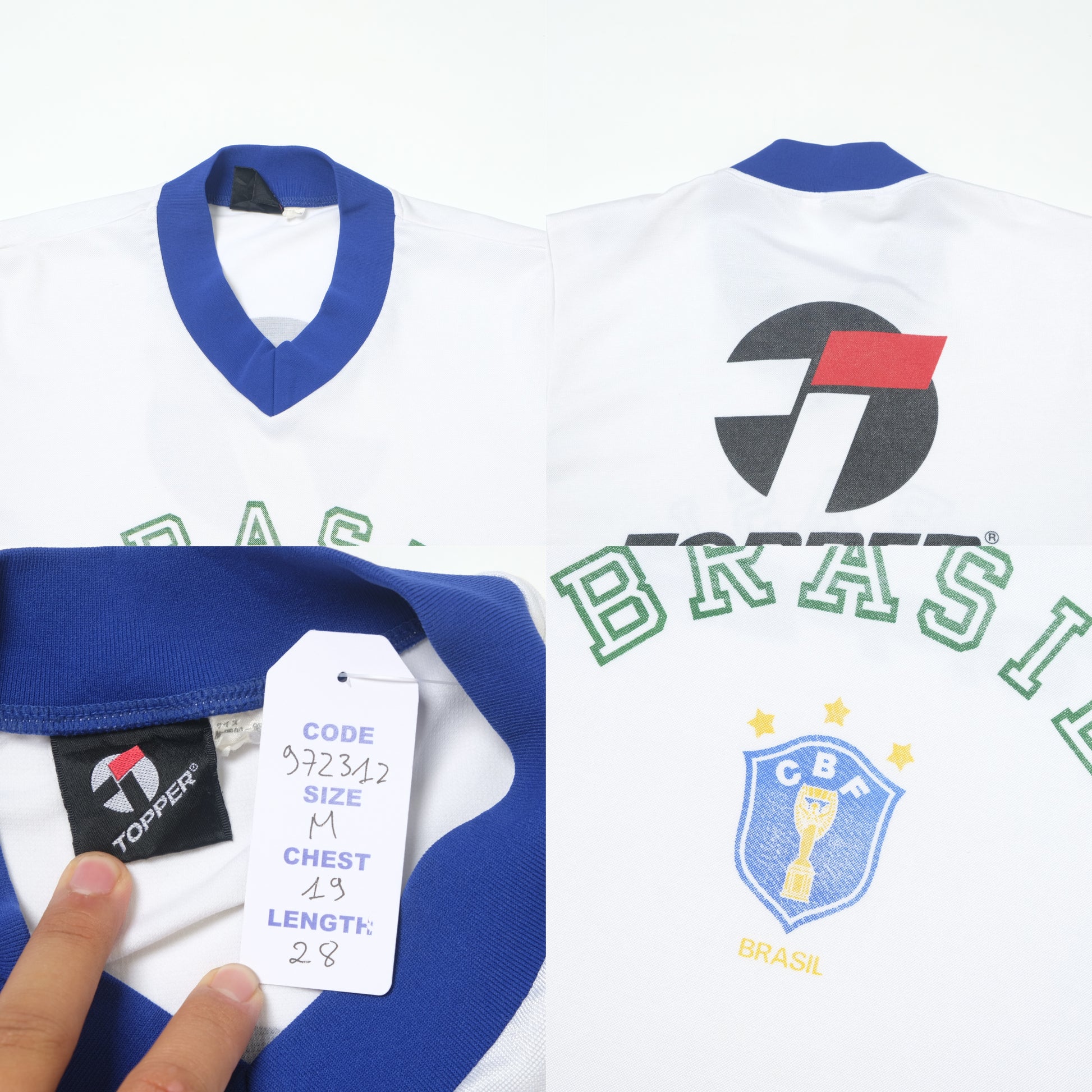 1987 Brazil Goalkeeper Shirt Topper (M)