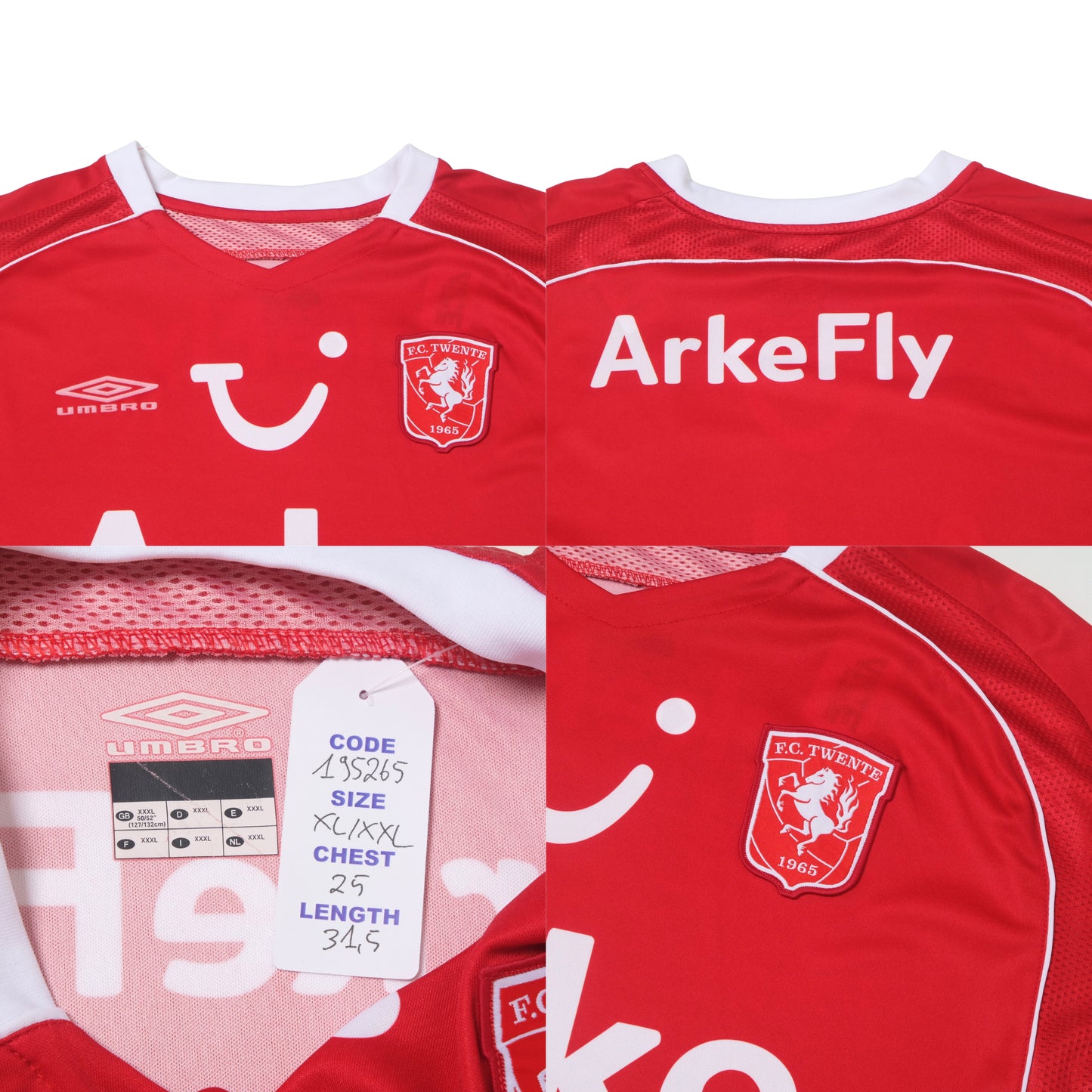 2007/08 FC Twente Home Shirt Umbro (XXL)