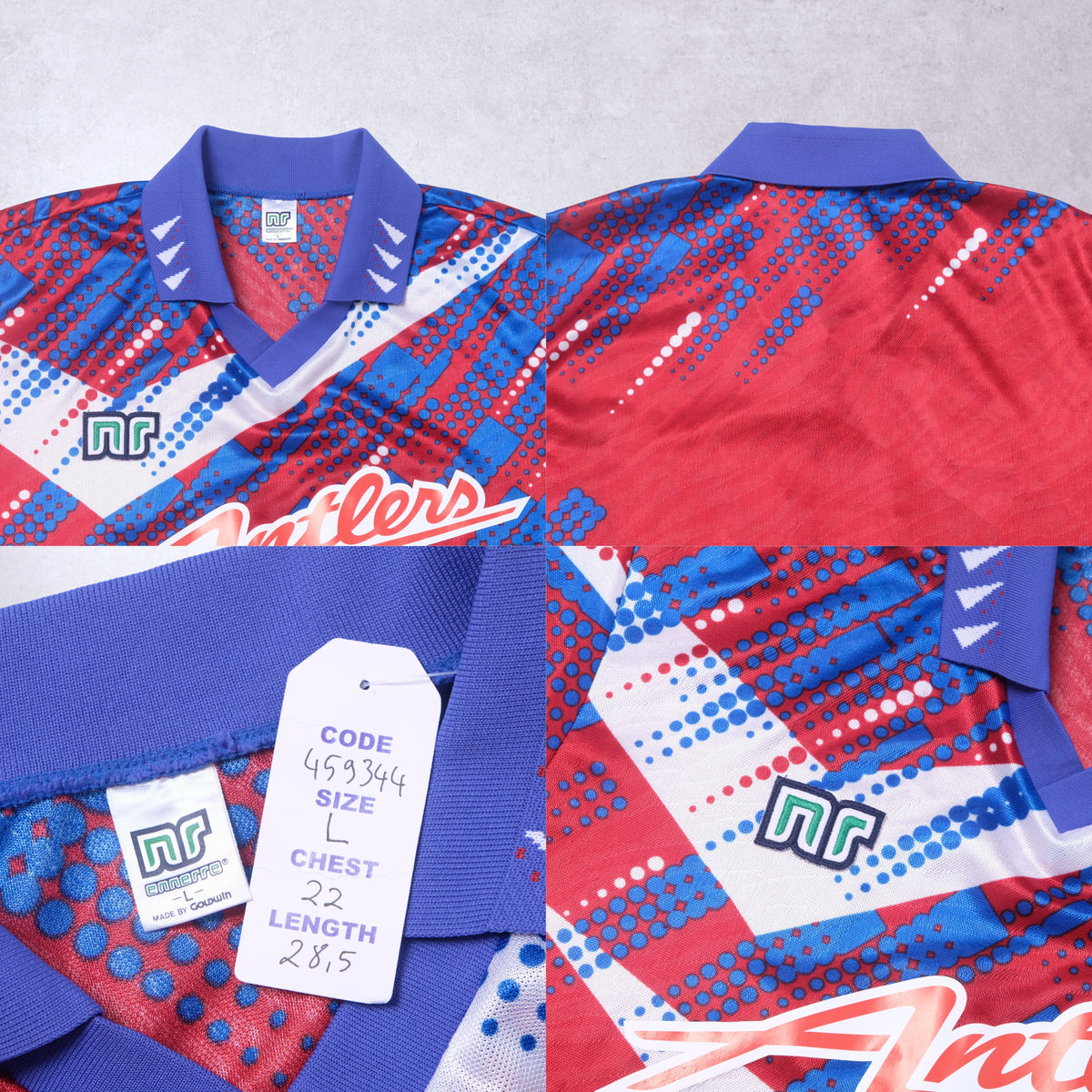 1996/97 Kashima Antlers Home Shirt J-League Ennerre (L)