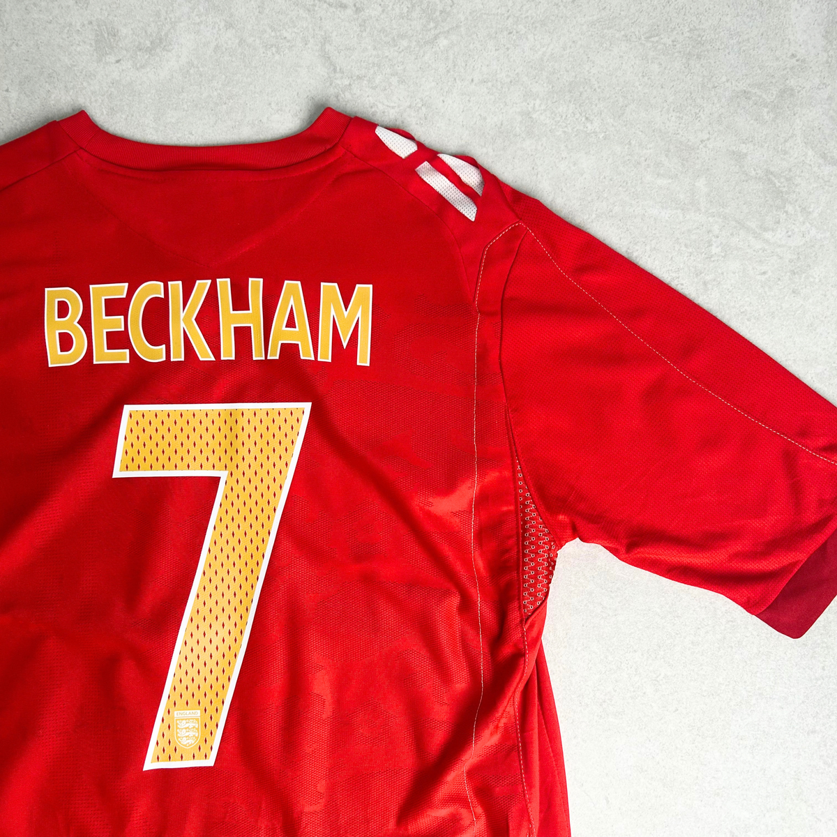 2006/08 England Away Shirt Umbro Beckham (S/M)