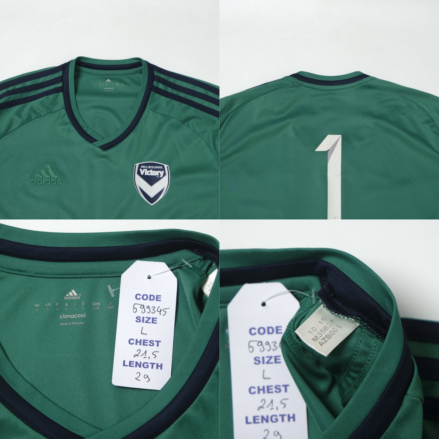 2014/15 Melbourne Victory Goalkeeper Shirt Adidas (L)