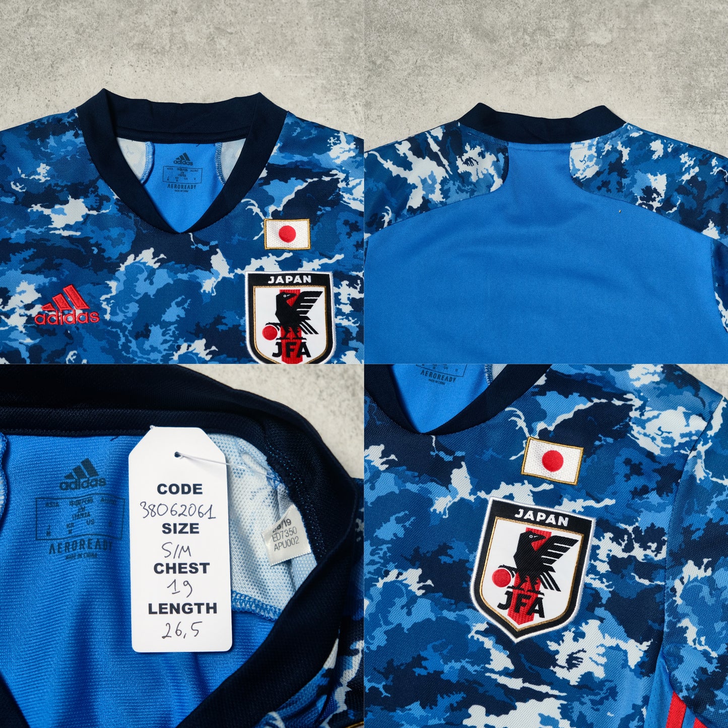Camiseta Japón Local 2020/21 Adidas (S/M)