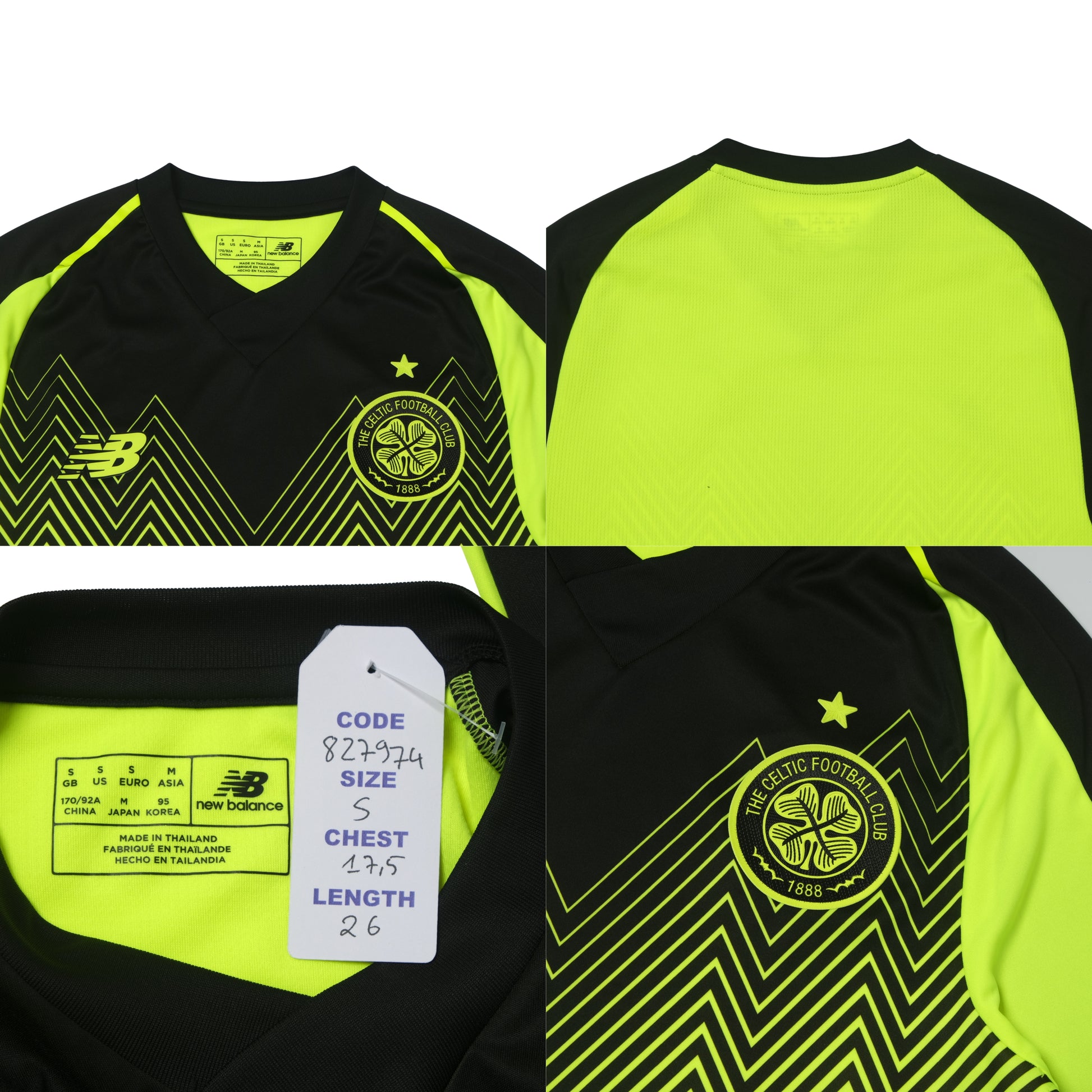 2018/19 Celtic Third Shirt New Balance (S)