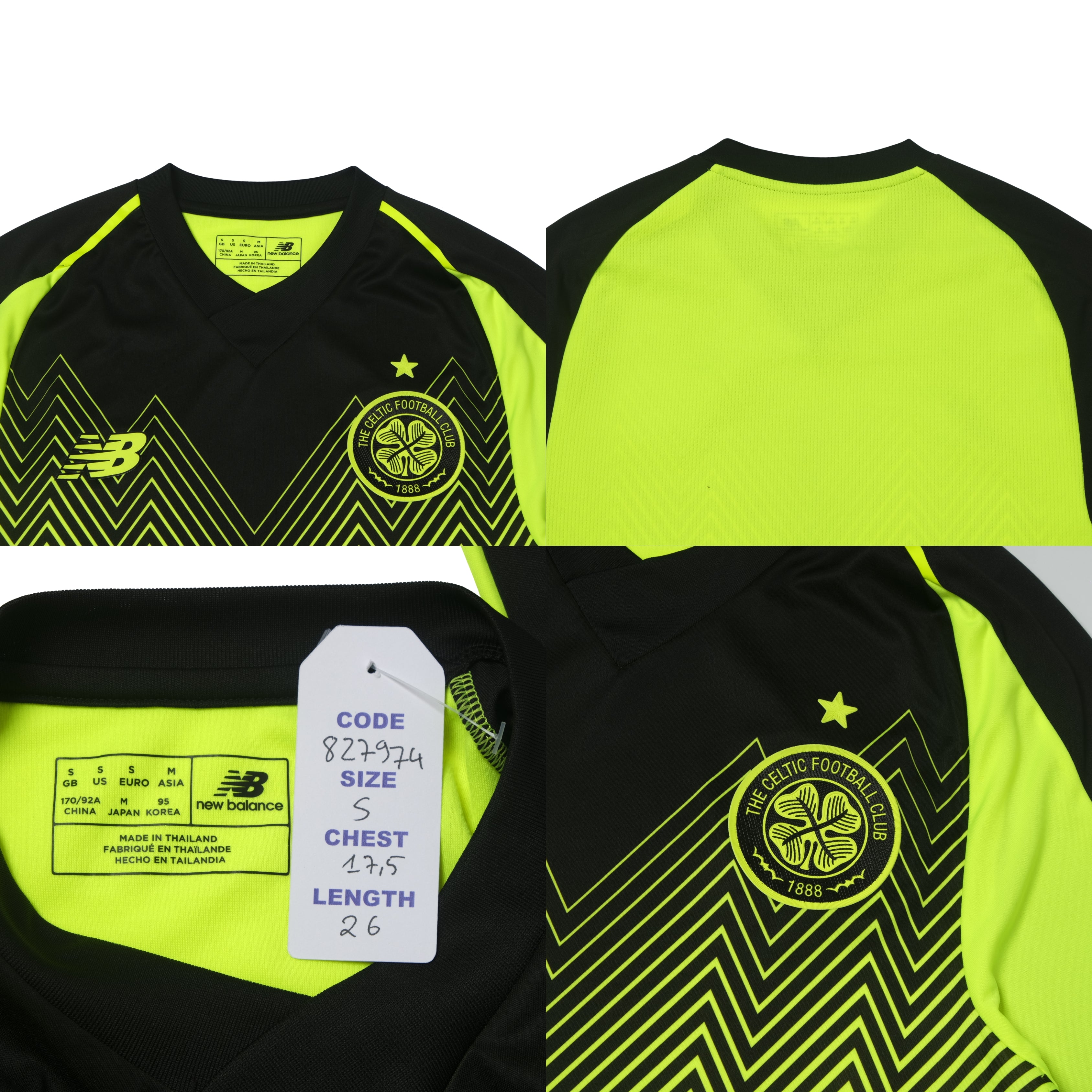 2018/19 Celtic Third Shirt New Balance (S)