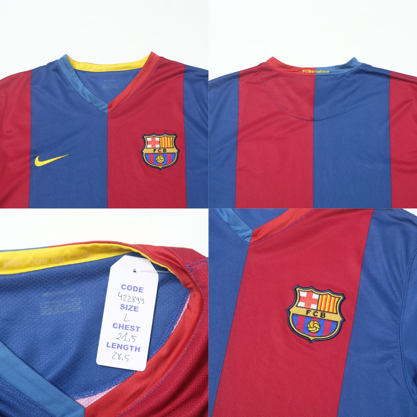 2006/07 Barcelona Home Shirt Nike (L)